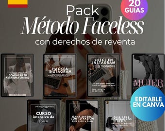 Faceless Marketing Guides: 20-Pack Digital Business Resell Rights (PLR)