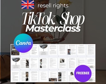 TikTok Shop Masterclass | Step-by-Step Guide to Start Selling on TikTok | Beginner Friendly | Done for you | PLR & MRR