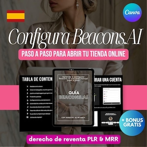 Beacons.AI Guide: Online Store Success, Resell Rights (Canva Editable) (Digital Download)