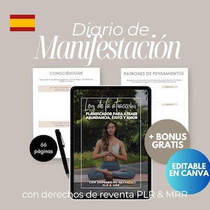 Diario de Manifestación, Ley de la atracción, Planificador para Manifestar, Guía para manifestar abundancia, Derechos de reventa, PLR & MRR