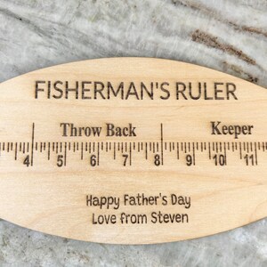 Fisherman’s Ruler - Fishing Gift - Gift for Dad - for Grandad - Funny ...