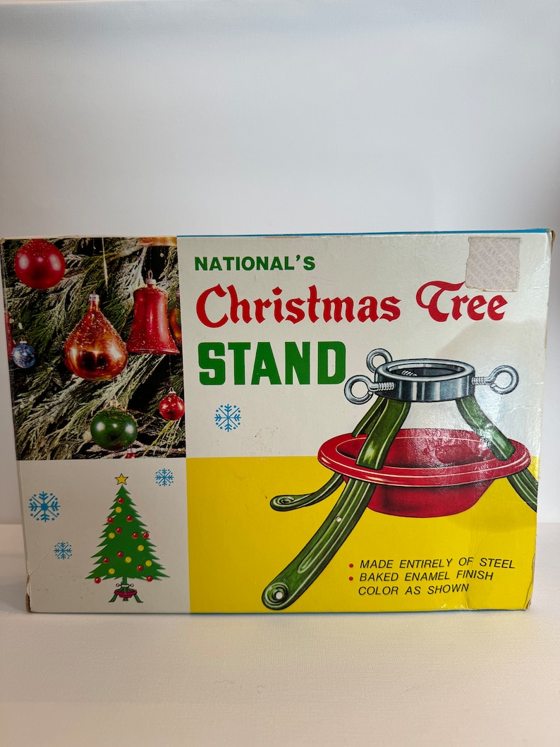 Vintage Metal Christmas Tree Stand 