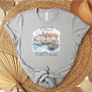 Porto Portugal Inspired tshirt, Portugal shirt, Portuguese, gift for travelers, souvenir, destination, travel, galo de Barcelos, Portuguesa