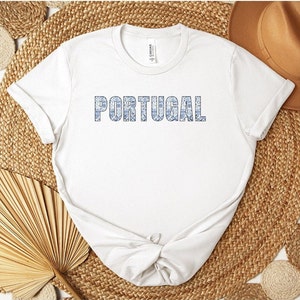 Portugal Azulejo shirt, Portuguese shirt, Galo de bracelos, travel, tourist, gift for traveler, tourist gift, custom, portuguesa, dia de por
