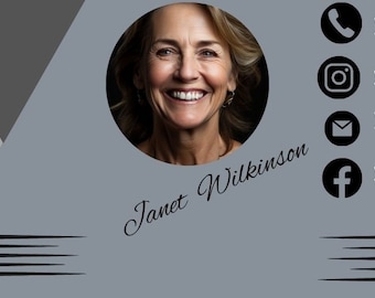 Email Signature Template with Logo/Photo, Realtor Marketing, Real Estate,Professional, Gmail/Outlook/Yahoo , Editable Canva Email Signature