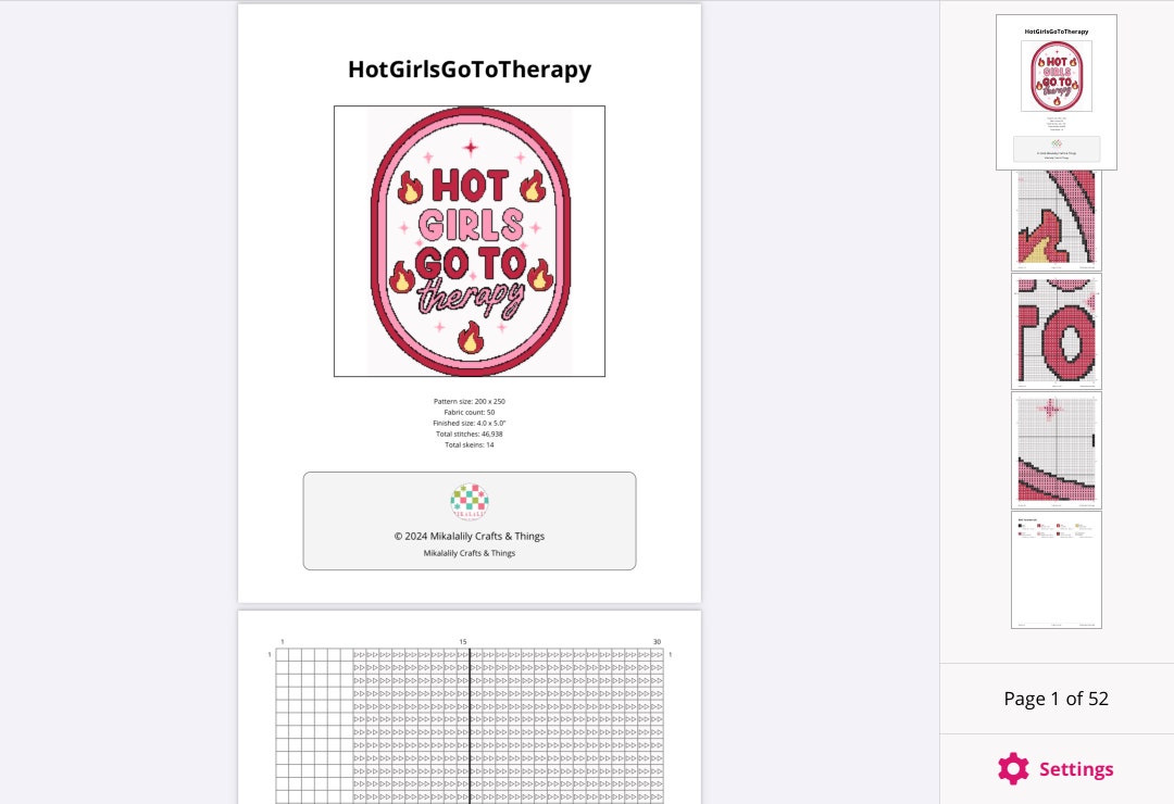 Hot Girls Go to Therapy - Etsy