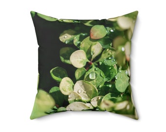 Aesthetic Pillows, Decorative Pillows for Bed, Leaf Pillow, Plant Pillow, Throw Pillow for Bed, Decorative Pillows for Couch, Cute Pillow