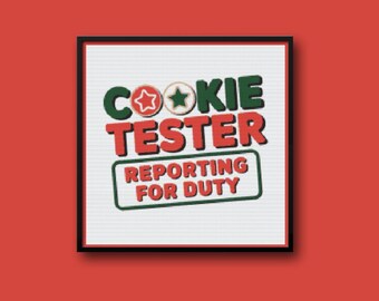 Cookie Tester  Cross stitch pattern