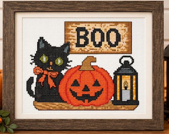 Boo Cross Stitch Pattern