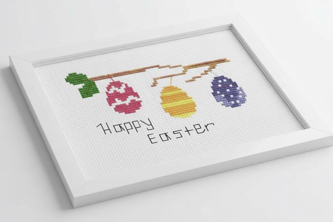 Easter Eggs Cross Stitch Pattern - Etsy