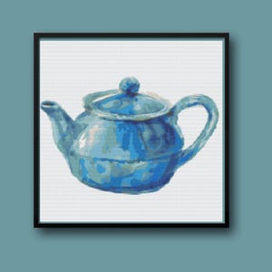 Tea Pot  Cross stitch pattern