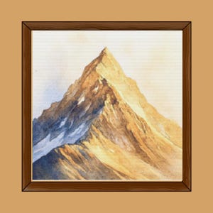 Mountain Peak cross stitch pattern