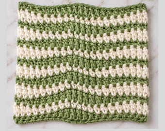 Matching Crochet Dishcloth and Dishtowel Pattern