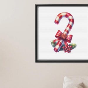 Candy Canes cross stitch pattern
