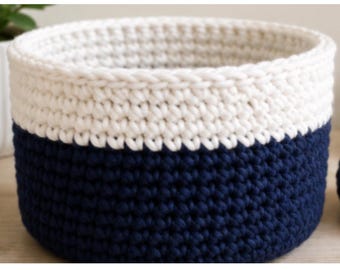 2 Crochet Basket Patterns