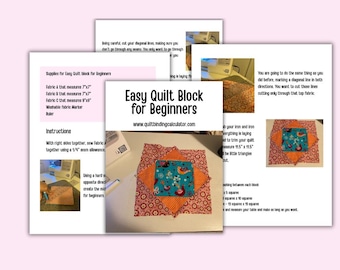 Quilt Block for Beginners