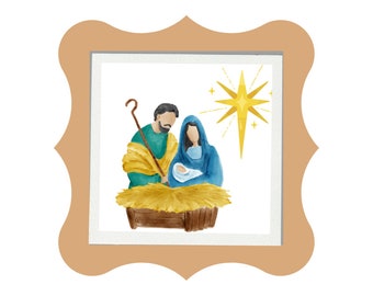 Navity Scene Ornament cross stitch pattern