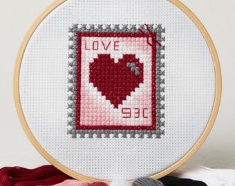 Valentine Cross stitch pattern