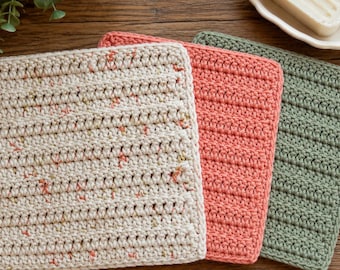 Easy Crochet Dishcloth Pattern