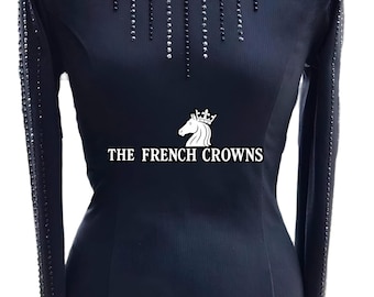 Black Western Show Shirt: Horsemanship Horse Riding Gift