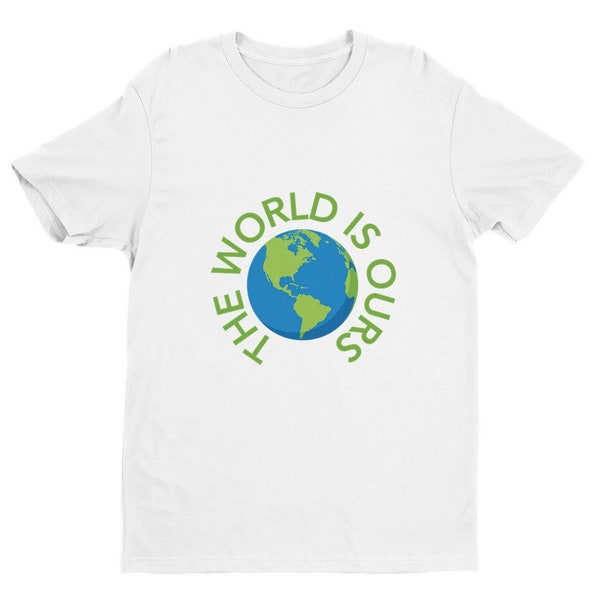 KNTG Die Welt gehört uns Rundhals-T-Shirt, Eco-T-Shirt