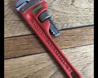 Llave para tubos Ridgid de 6” nueva y antigua, código de fecha de los años 50 (4 disponibles)
