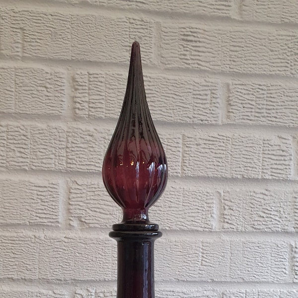 Genie bottle large purple Conical