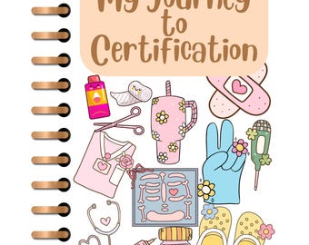 Medical Assistant Planner | Externship Log, Hours Tracker, Goals & Certification Journal PDF