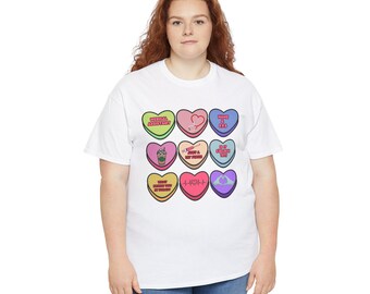 Valentine Conversation Hearts Medical Assistant Pun Unisex Tee, T-Shirt, Shirt, Gift for Nurse, Nursing Humor