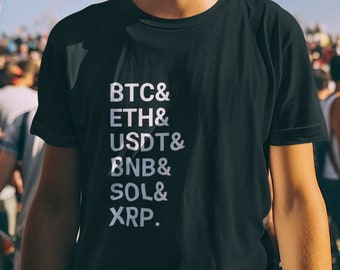Crytpo Gang tshirt, cryptocurrency shirt, btc shirt, gift for investor, gift for him, funny crypto shirt, xrp sol eth, cryptocurrency gift