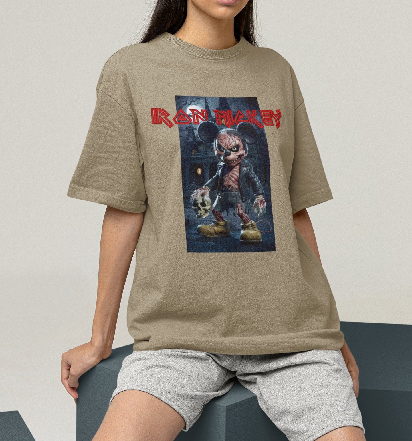 Bershka iron maiden t shirt sale