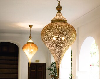 Lampada da soffitto Boho Decor, lampada marocchina, lampada a sospensione, lampada di illuminazione, paralumi Illuminazione Nuova illuminazione per la casa, plafoniera.