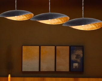 Set di 3 paralumi illuminazione, plafoniera in ottone, lampada a sospensione in ottone, paralume, plafoniera in ottone marocchino, plafoniera, lampada a sospensione