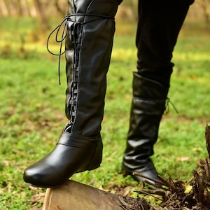 Medieval Fantasy Boots, Renaissance Faire Men Women Viking Shoes