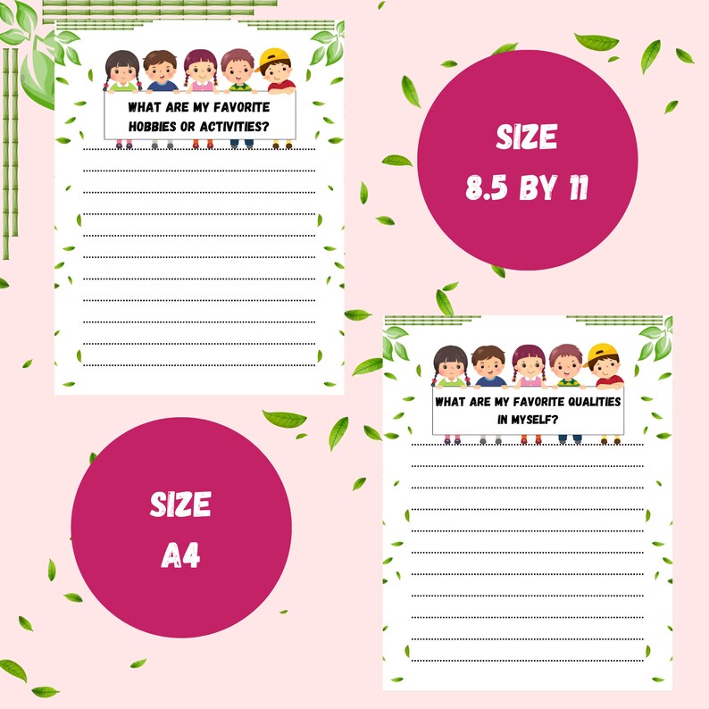 Printable Activity Book for Kids Self-discovery 30 Pages for Instant ...