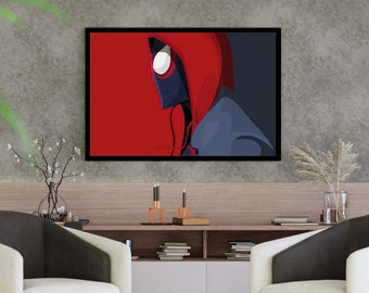 Spiderman Canvas, Spider Man Wall Art, Kids Room Decor, Custom Picture, Gift For Kids, Home Decor, Cool Gift For Boys, Birthday Gift