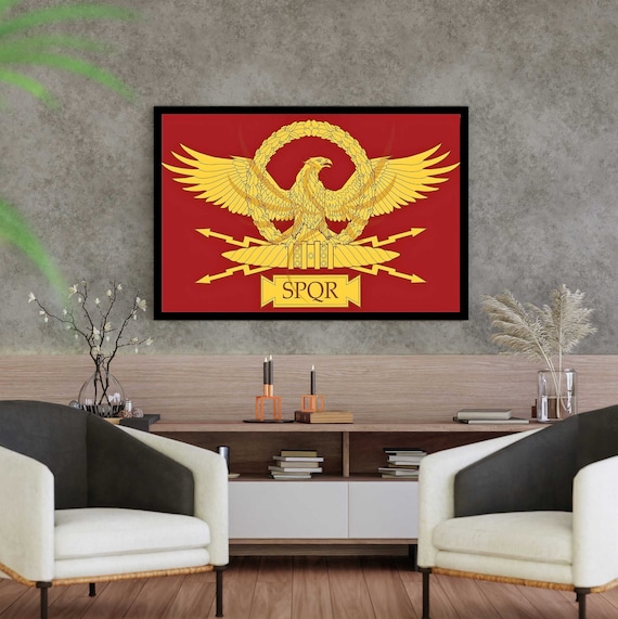 Roman Empire SPQR Canvas, Ancient Rome Decor