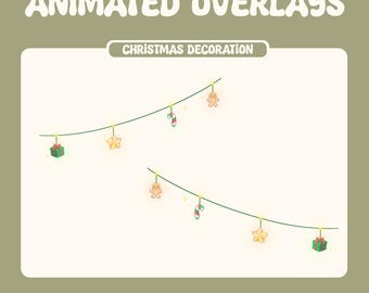 Animated Twitch Overlays - Christmas Garland Decoration