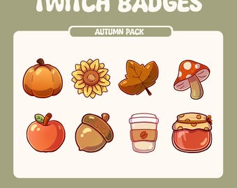 Twitch Badges - Cozy Autumn