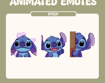 Twitch Animated Emotes - Stitch