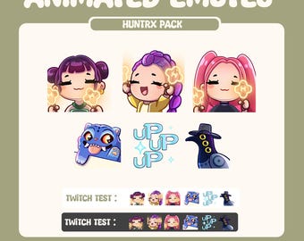Twitch Animated Emotes - HUNTRX