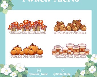 Twitch Alerts - Cozy Autumn