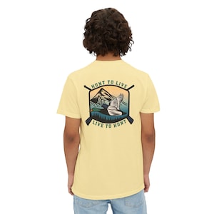 Duck hunting Unisex Garment-Dyed Pocket T-Shirt image 7