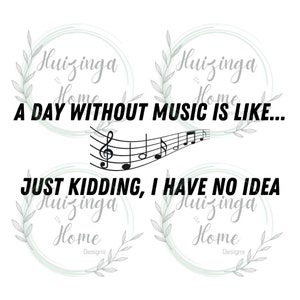 Een dag zonder muziek SVG