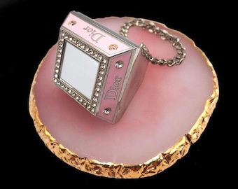 Vintage Christian Dior Line Stone Ring