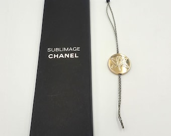 CHANEL Sublimage Charm Pendant Gold Color Metal 1990