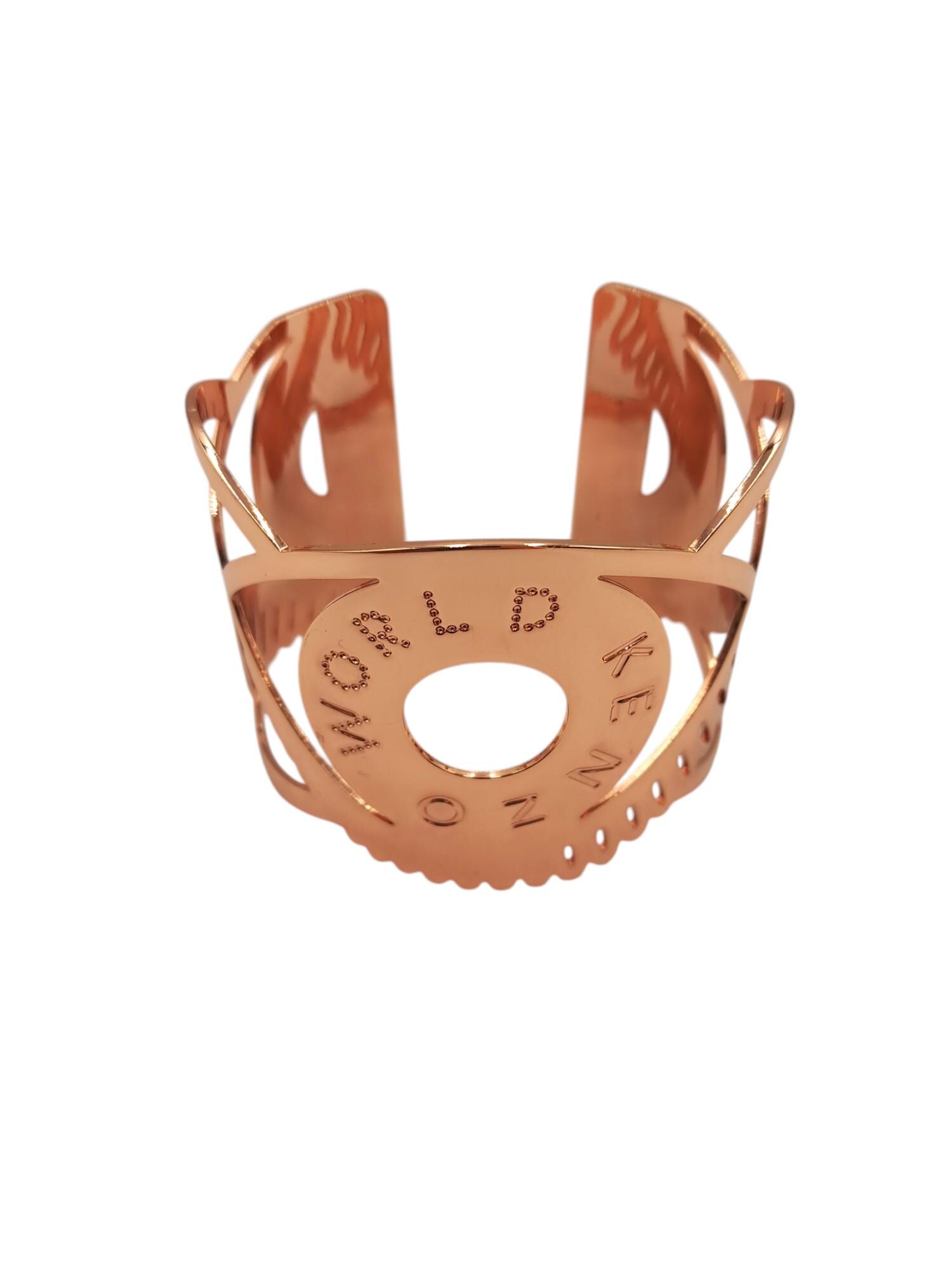 KENZOブレスレット ローズゴールド カフ Kenzo World メタル 
