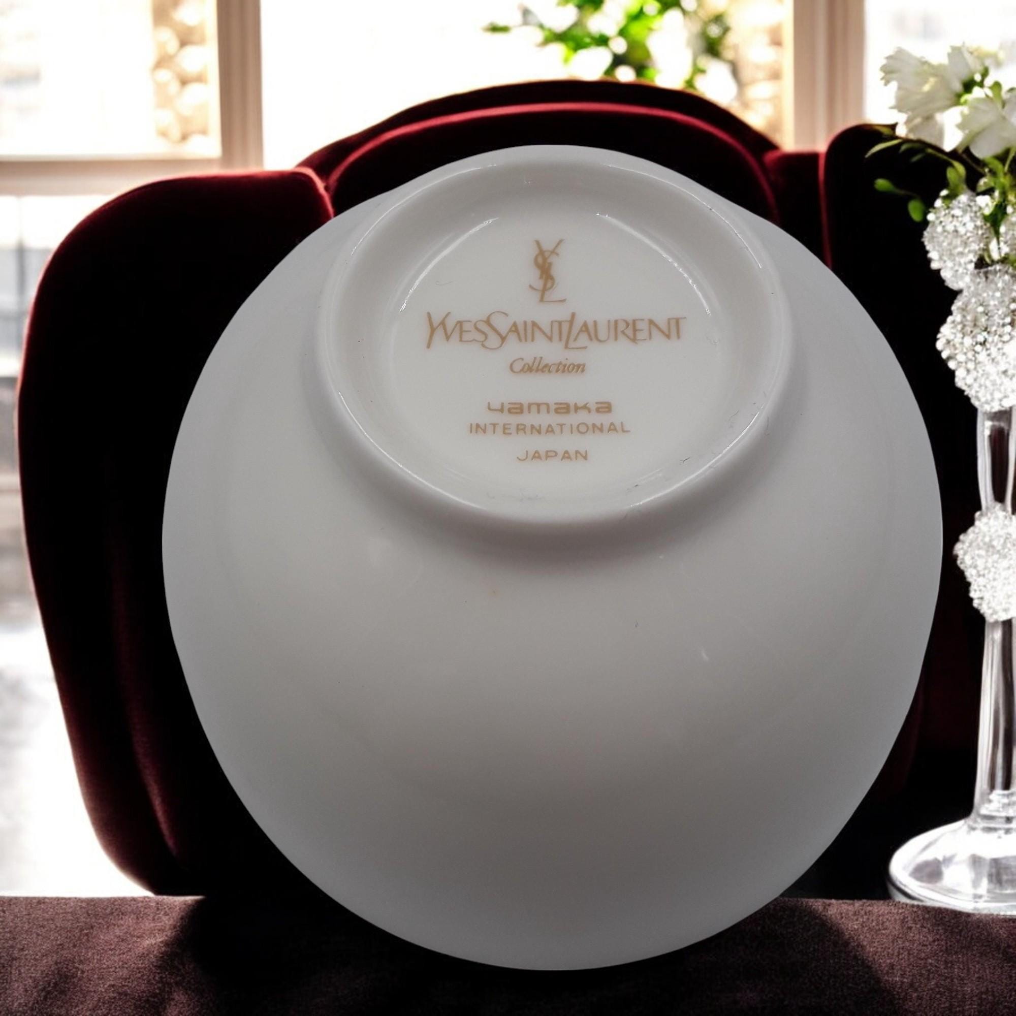 YSL Yves Saint Laurent Vintage Luxury Tea Set Teapot Cups 1980 - Etsy