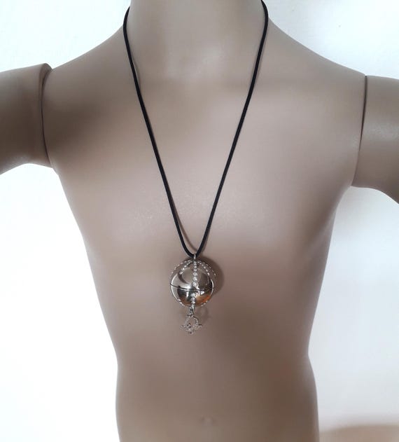 アクセサリー Christian Dior Mirror Ball Necklace CHRISTIAN DIOR Crystal Diorlight Disco Ball Long Necklace