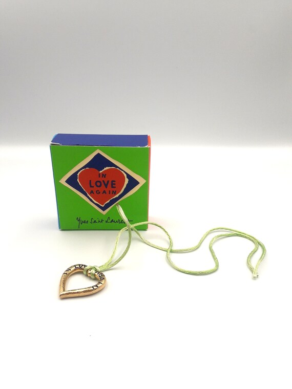Yves saint laurent heart pendant - Gem